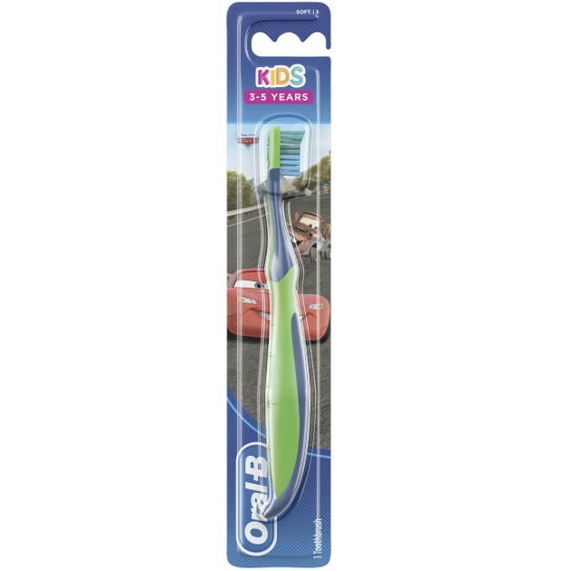 Oral-B Kids Cars Χειροκίνητη Παιδική Οδοντόβουρτσα Soft, 3-5 Ετών 1 Τεμάχιο Oral-B Kids Cars Χειροκίνητη Παιδική Οδοντόβουρτσα Soft, 3-5 Ετών 1 Τεμάχιο