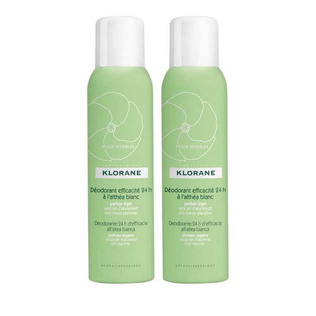 Klorane Πακέτο Προσφοράς Deodorant Efficacite 24h a l\'Althea Blanc 2 x125ml Klorane Πακέτο Προσφοράς Deodorant Efficacite 24h a l\'Althea Blanc 2 x125ml