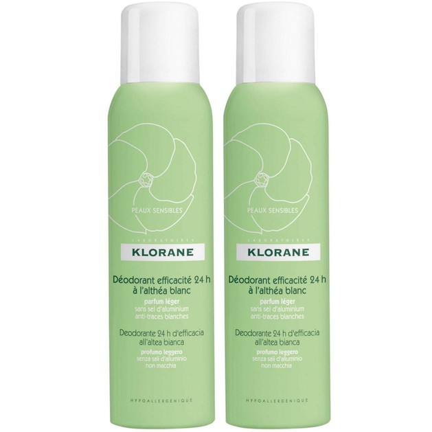 Klorane Πακέτο Προσφοράς Deodorant Efficacite 24h a l\'Althea Blanc 2 x125ml Klorane Πακέτο Προσφοράς Deodorant Efficacite 24h a l\'Althea Blanc 2 x125ml