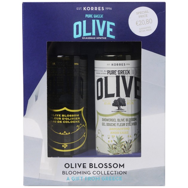 Korres Πακέτο Προσφοράς Olive Blossom Showergel 250ml & Δώρο Olive Blossom Eau De Cologne 100ml Korres Πακέτο Προσφοράς Olive Blossom Showergel 250ml & Δώρο Olive Blossom Eau De Cologne 100ml