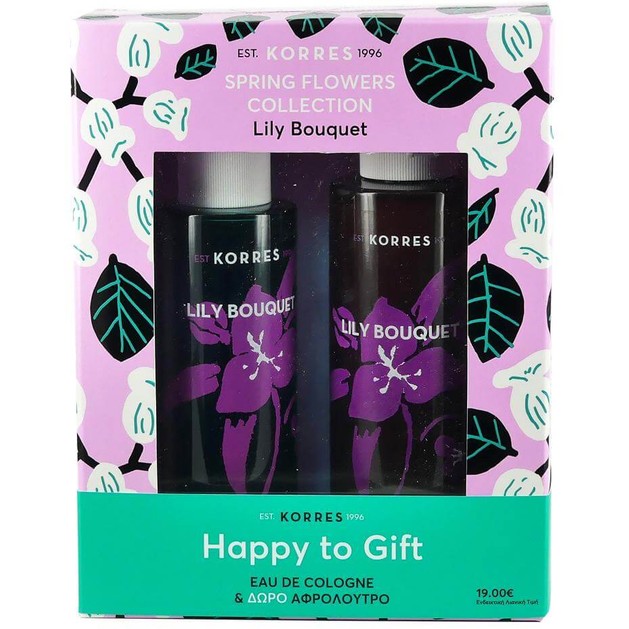 Korres Πακέτο Προσφοράς Happy to Gift Lily Bouquet Eau de Cologne 100ml & Δώρο Showergel 250ml Korres Πακέτο Προσφοράς Happy to Gift Lily Bouquet Eau de Cologne 100ml & Δώρο Showergel 250ml
