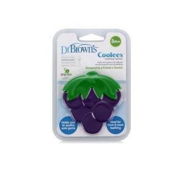Dr. Brown\'s Coolees Soothing Teether TE-223 Δροσιστικό Βατόμουρο Οδοντοφϋίας Για 3 Μηνών +, 1 τεμ Dr. Brown\'s Coolees Soothing Teether TE-223 Δροσιστικό Βατόμουρο Οδοντοφϋίας Για 3 Μηνών +, 1 τεμ