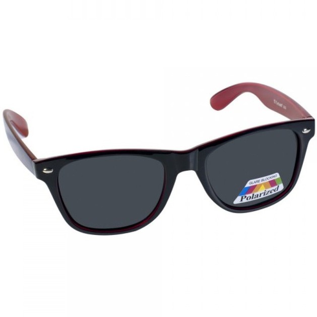 Eyelead Γυαλιά Ηλίου Unisex Μαύρο - Μπορντώ L628 Eyelead Γυαλιά Ηλίου Unisex Μαύρο - Μπορντώ L628