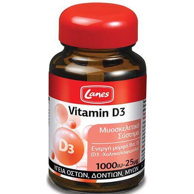 Lanes Vitamin D3 60Tabs Lanes Vitamin D3 60Tabs