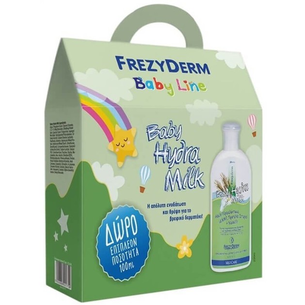 Frezyderm Promo Pack Baby Hydra Milk Ενυδατικό Γαλάκτωμα Καθημερινής Πλούσιας Ενυδάτωσης 200ml & Δώρο Επιπλέον Ποσότητα 100ml Frezyderm Promo Pack Baby Hydra Milk Ενυδατικό Γαλάκτωμα Καθημερινής Πλούσιας Ενυδάτωσης 200ml & Δώρο Επιπλέον Ποσότητα 100ml