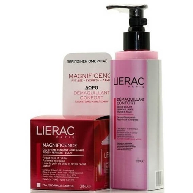 Lierac Πακέτο Προσφοράς Magnificence Gel Creme Fondant Jour & Nuit 50ml & Δώρο Demaquillant Confort 200ml Lierac Πακέτο Προσφοράς Magnificence Gel Creme Fondant Jour & Nuit 50ml & Δώρο Demaquillant Confort 200ml