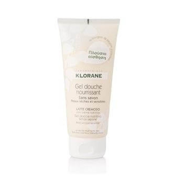 Klorane Gel Douche Nourrissant Latte Cremoso Αφρόλουτρο με Απαλό Βελούδινο Γαλάκτωμα για Πλούσια Αίσθηση 200ml Klorane Gel Douche Nourrissant Latte Cremoso Αφρόλουτρο με Απαλό Βελούδινο Γαλάκτωμα για Πλούσια Αίσθηση 200ml
