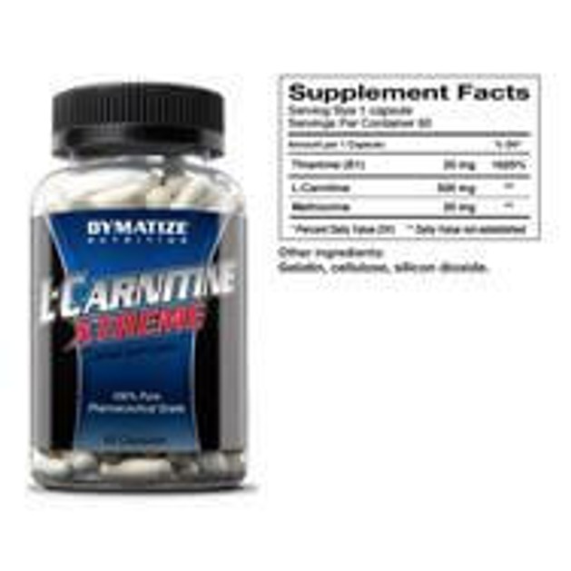 Dymatize L-Carnitine X-treme Για Την Απώλεια Λίπους 60caps Dymatize L-Carnitine X-treme Για Την Απώλεια Λίπους 60caps