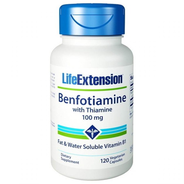 Life Extension Benfotianmine With Thiamine 100mg Συμπλήρωμα Διατροφής για τον Υγιή Μεταβολισμό των Σακχάρων του Αίματος 120caps Life Extension Benfotianmine With Thiamine 100mg Συμπλήρωμα Διατροφής για τον Υγιή Μεταβολισμό των Σακχάρων του Αίματος 120caps