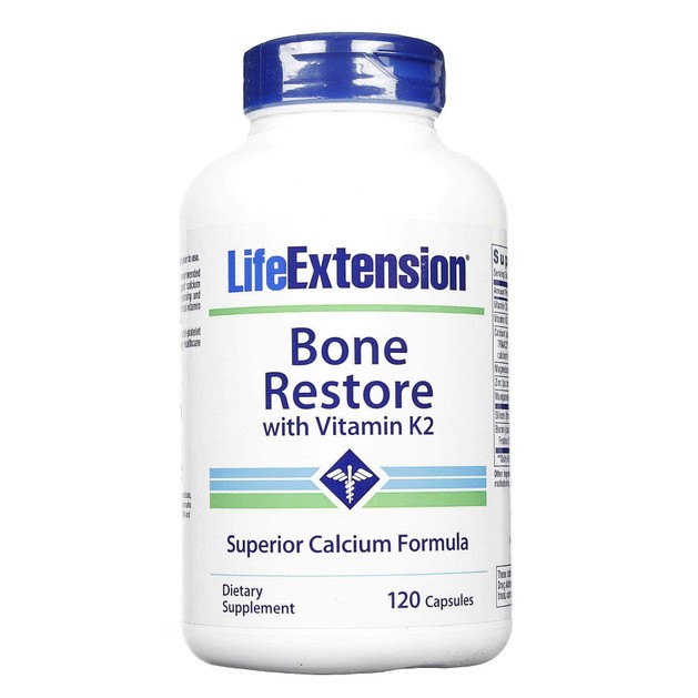 Life Extension Bone Restore With Vitamin K2 120 Caps Life Extension Bone Restore With Vitamin K2 120 Caps