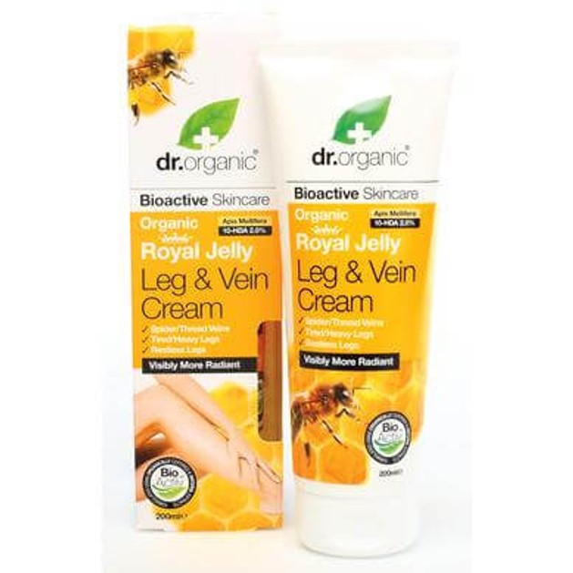 Dr.Organic Organic Royal Jelly Leg & Vein Cream 200ml Dr.Organic Organic Royal Jelly Leg & Vein Cream 200ml