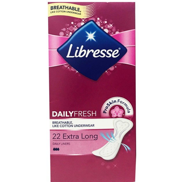Libresse Daily Fresh Extra Long Σερβιέτες 22 Τεμάχια Libresse Daily Fresh Extra Long Σερβιέτες 22 Τεμάχια