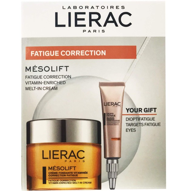 Lierac Mesolift Αντιγηραντική Κρέμα Λάμψης Πλούσια σε Βιταμίνες 50ml & Δώρο Dioptifatigue Gel Κατά της Κούρασης των Ματιών 10ml Lierac Mesolift Αντιγηραντική Κρέμα Λάμψης Πλούσια σε Βιταμίνες 50ml & Δώρο Dioptifatigue Gel Κατά της Κούρασης των Ματιών 10ml