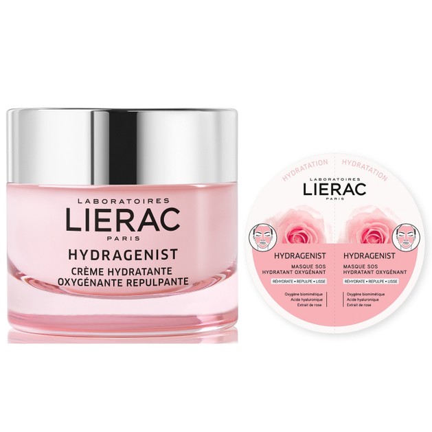 Lierac Πακέτο Προσφοράς Duo Masks Hydragenist Masque SOS Hydratant Oxygenant 2x6ml & Hydragenist Creme 50ml Lierac Πακέτο Προσφοράς Duo Masks Hydragenist Masque SOS Hydratant Oxygenant 2x6ml & Hydragenist Creme 50ml