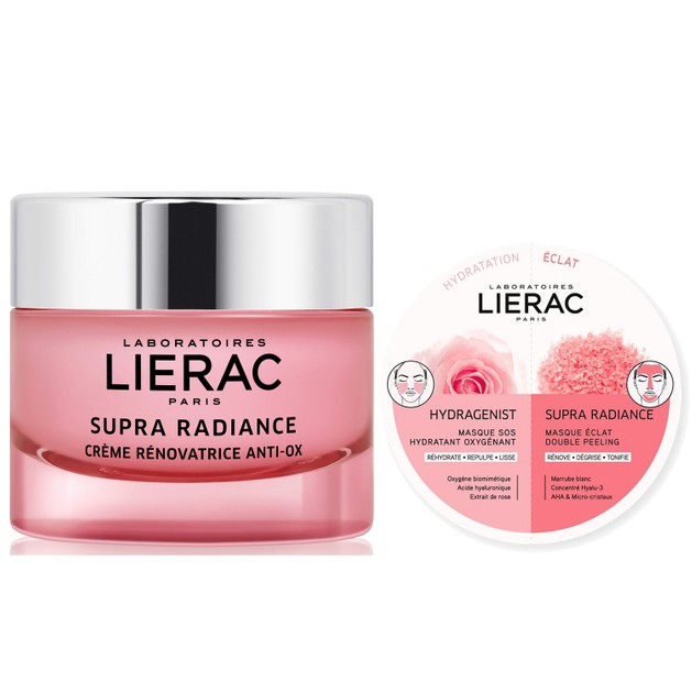 Lierac Πακέτο Προσφοράς Supra Radiance Creme Renovatrice Anti-Ox 50ml & Duo Masks Hydragenist Masque SOS Hydratant Oxygenant & Supra Radiance Masque Eclat Double Peeling 2x6ml Lierac Πακέτο Προσφοράς Supra Radiance Creme Renovatrice Anti-Ox 50ml & Duo Masks Hydragenist Masque SOS Hydratant Oxygenant & Supra Radiance Masque Eclat Double Peeling 2x6ml
