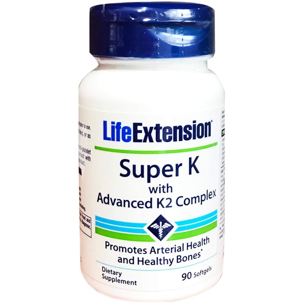 Life Extension Super K With Advanced K2 Complex Συμπλήρωμα Διατροφής για την Διατήρηση της Υγιούς Δομής των Οστών 90 Soft Gels Life Extension Super K With Advanced K2 Complex Συμπλήρωμα Διατροφής για την Διατήρηση της Υγιούς Δομής των Οστών 90 Soft Gels