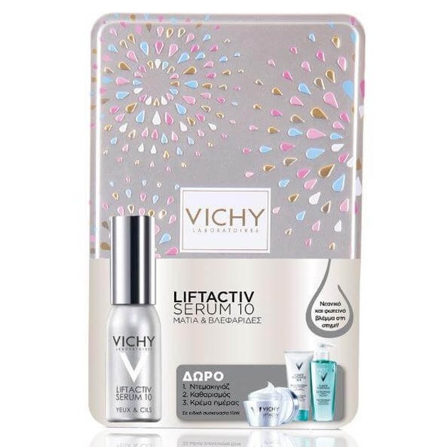 Vichy Liftactiv Serum10 Yeux&Cils 15ml & Purete Thermale Gel 15ml & 3in1 MakeUp Remover 15ml & Liftactiv Supreme καν/μικτές 15ml Vichy Liftactiv Serum10 Yeux&Cils 15ml & Purete Thermale Gel 15ml & 3in1 MakeUp Remover 15ml & Liftactiv Supreme καν/μικτές 15ml