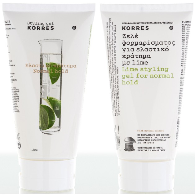 Korres Styling Gel Lime 150ml Korres Styling Gel Lime 150ml