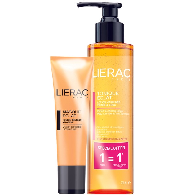 Lierac Πακέτο Προσφοράς Masque Éclat Βιταμινούχα Μάσκα Προσώπου 50ml &Δώρο Demaquillant Tonique Éclat Βιταμινούχα Λοσιόν 200ml Lierac Πακέτο Προσφοράς Masque Éclat Βιταμινούχα Μάσκα Προσώπου 50ml &Δώρο Demaquillant Tonique Éclat Βιταμινούχα Λοσιόν 200ml