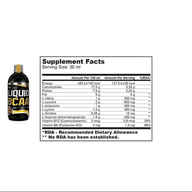 Biotech Usa Liquid Bcaa Ταχύτατα Απορροφήσιμα Υγρά Bcaa Αμινοξέα 1000ml Biotech Usa Liquid Bcaa Ταχύτατα Απορροφήσιμα Υγρά Bcaa Αμινοξέα 1000ml