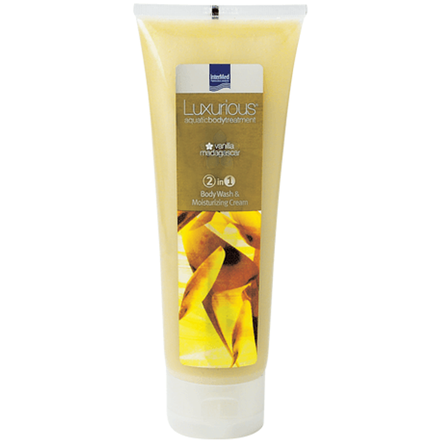 Luxurious Body Wash 2 in 1 Vanilla Αφρόλουτρο & Ενυδατική Κρέμα με Άρωμα Βανίλια Μαδαγασκάρης 250ml Luxurious Body Wash 2 in 1 Vanilla Αφρόλουτρο & Ενυδατική Κρέμα με Άρωμα Βανίλια Μαδαγασκάρης 250ml