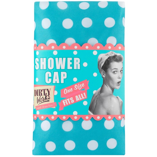 Dirty Works Shower Cap One Size Dirty Works Shower Cap One Size