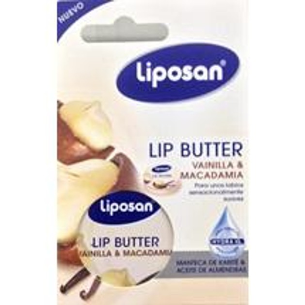Liposan Lip Balm Butter Vanilla & Macadamia 16,7gr Liposan Lip Balm Butter Vanilla & Macadamia 16,7gr