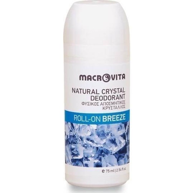 Macrovita Natural Crystal Deodorant Roll-On 75ml Macrovita Natural Crystal Deodorant Roll-On 75ml