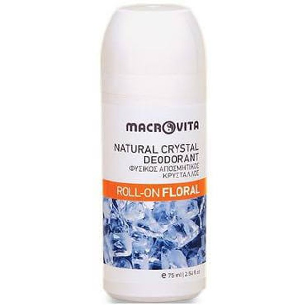 Macrovita Natural Crystal Deodorant Roll-On 75ml Macrovita Natural Crystal Deodorant Roll-On 75ml
