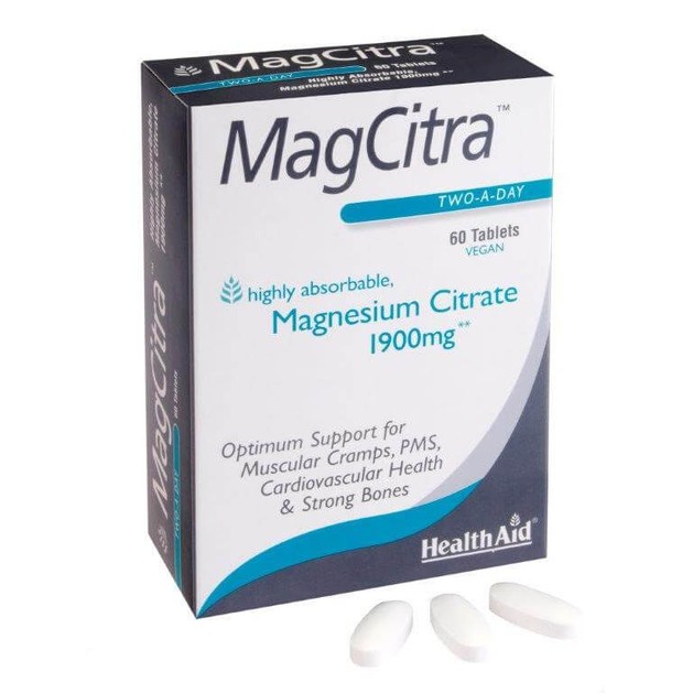Health Aid MagCitra 1900mg 60tabs Health Aid MagCitra 1900mg 60tabs