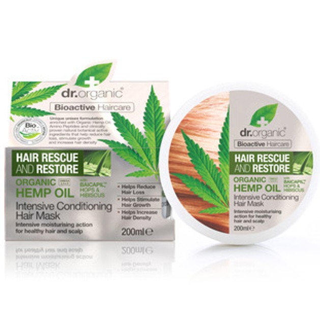 Dr. Organic Hemp Oil Intensive Conditioning Hair Mask Επανορθωτική Μάσκα Μαλλιών που Δυναμώνει την Τρίχα & Δίνει Όγκο 200ml Dr. Organic Hemp Oil Intensive Conditioning Hair Mask Επανορθωτική Μάσκα Μαλλιών που Δυναμώνει την Τρίχα & Δίνει Όγκο 200ml
