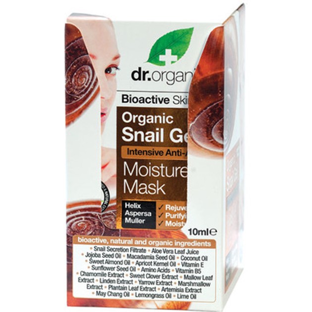 Dr.Organic Snail Gel Intensive Anti-Aging Moisture Mask 10ml Dr.Organic Snail Gel Intensive Anti-Aging Moisture Mask 10ml