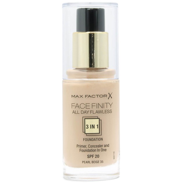 Max Factor Facefinity 35 Pearl Beige 3 in 1 Foundation 30ml (make up) Max Factor Facefinity 35 Pearl Beige 3 in 1 Foundation 30ml (make up)
