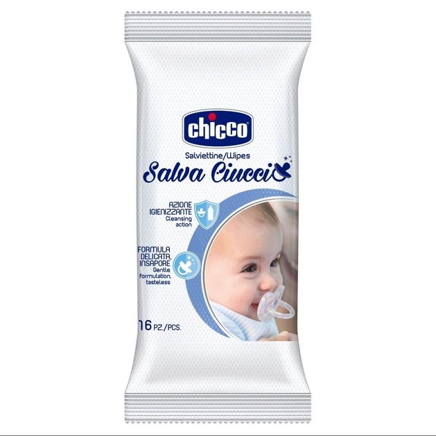 Chicco Wipes Μαντηλάκια Αποστείρωσης Μίας Χρήσης 16τμχ Chicco Wipes Μαντηλάκια Αποστείρωσης Μίας Χρήσης 16τμχ