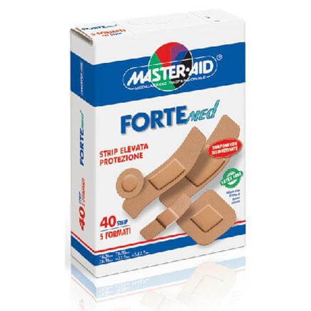 Master Aid Forte med Αυτοκόλλητος Μικροεπίδεσμος Στο Χρώμα Του Δέρματος Σε Κασετίνα Διάφορα Μεγέθη 40 strip Master Aid Forte med Αυτοκόλλητος Μικροεπίδεσμος Στο Χρώμα Του Δέρματος Σε Κασετίνα Διάφορα Μεγέθη 40 strip