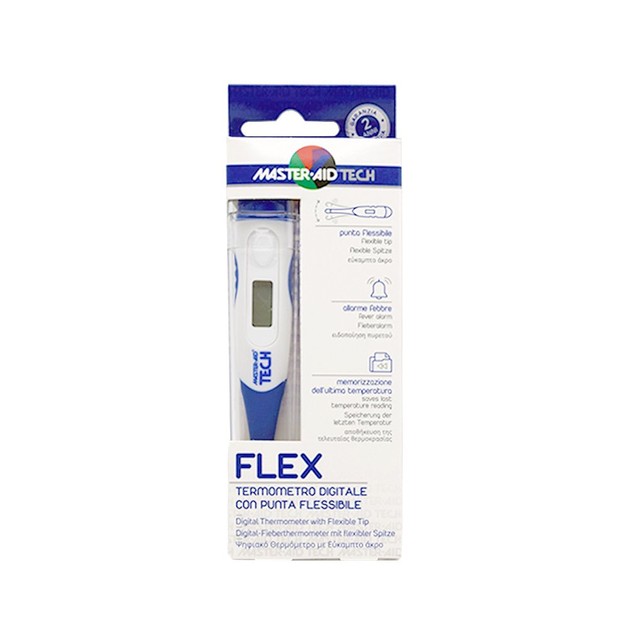 Master Aid Flex Ψηφιακό Θερμόμετρο και Προστατευτική Θήκη 1 τμχ Master Aid Flex Ψηφιακό Θερμόμετρο και Προστατευτική Θήκη 1 τμχ
