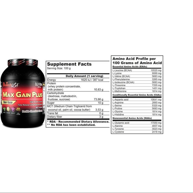 Biotech Usa Max Gain Plus Αυξηση Ογκου 1500gr Biotech Usa Max Gain Plus Αυξηση Ογκου 1500gr