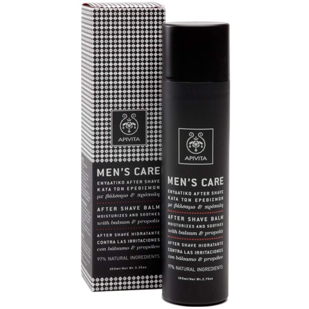 Apivita Mens Care After Shave Balm With Balsam & Propolis100ml Apivita Mens Care After Shave Balm With Balsam & Propolis100ml