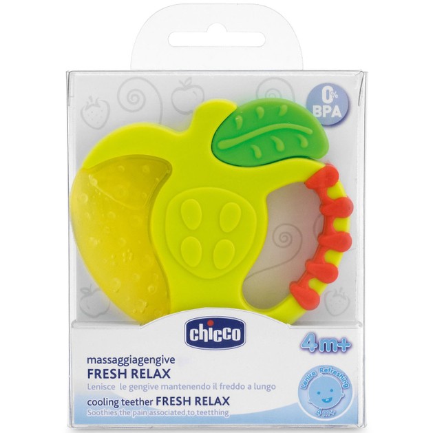 Chicco Κρίκος Οδοντοφυίας Μήλο 4m+ 1τμχ Chicco Κρίκος Οδοντοφυίας Μήλο 4m+ 1τμχ