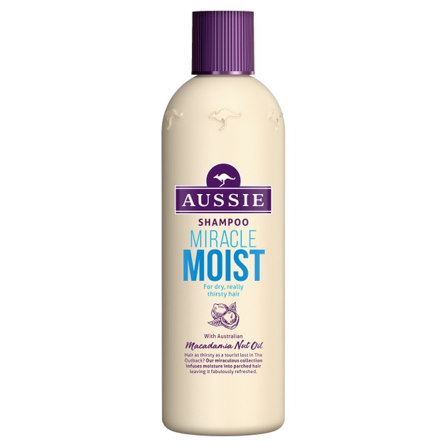 Aussie Miracle Moist Shampoo Σαμπουάν που Προσφέρει μια Ανάσα Δροσιάς Στα Ξηρά Ταλαιπωρημένα Διψασμένα Μαλλιά 300ml Aussie Miracle Moist Shampoo Σαμπουάν που Προσφέρει μια Ανάσα Δροσιάς Στα Ξηρά Ταλαιπωρημένα Διψασμένα Μαλλιά 300ml