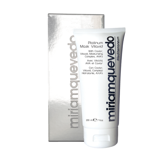 Miriam Quevedo Platinum Mask Vitavid Μάσκα Ανανέωσης Που Εμποδίζει Την Πρόωρη Γήρανση Και Ενυδατώνει Βαθιά 200ml Miriam Quevedo Platinum Mask Vitavid Μάσκα Ανανέωσης Που Εμποδίζει Την Πρόωρη Γήρανση Και Ενυδατώνει Βαθιά 200ml