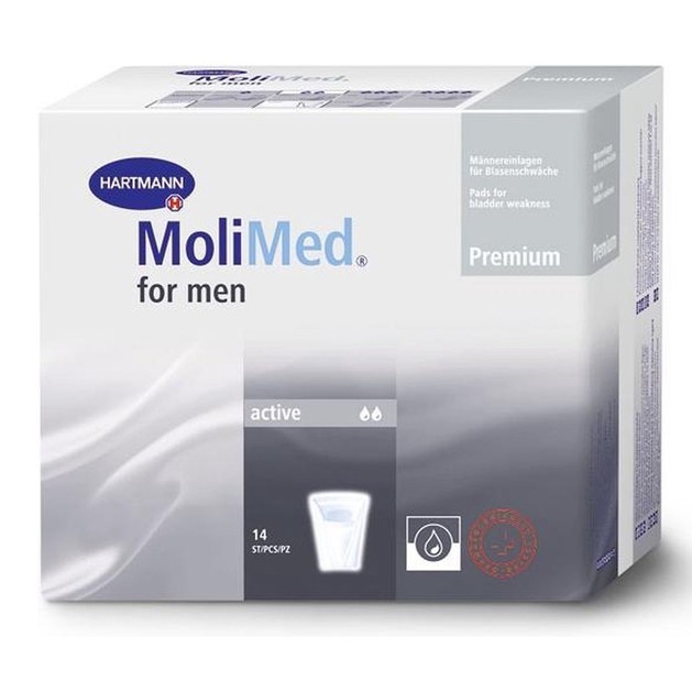 Hartmann MoliMed For Men Active 1x14τμχ Hartmann MoliMed For Men Active 1x14τμχ