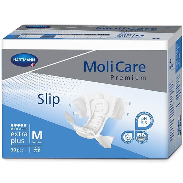 Hartmann MoliCare Premium Extra Plus 90-120cm Medium Πάνες Για Βαριά Και Οξύτατη Ακράτεια Ούρων Και Κοπράνων 30 τμχ Hartmann MoliCare Premium Extra Plus 90-120cm Medium Πάνες Για Βαριά Και Οξύτατη Ακράτεια Ούρων Και Κοπράνων 30 τμχ
