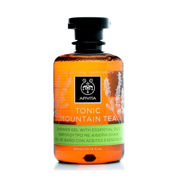 Apivita Tonic Mountain Tea Shower Gel 300ml Apivita Tonic Mountain Tea Shower Gel 300ml