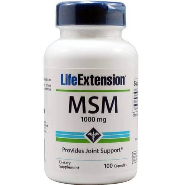 Life Extension MSM 1000mg Συμπλήρωμα Διατροφής, Παρέχει Υποστήριξη στις Αρθρώσεις & Καταπολεμά τις Φλεγμονές 100caps Life Extension MSM 1000mg Συμπλήρωμα Διατροφής, Παρέχει Υποστήριξη στις Αρθρώσεις & Καταπολεμά τις Φλεγμονές 100caps