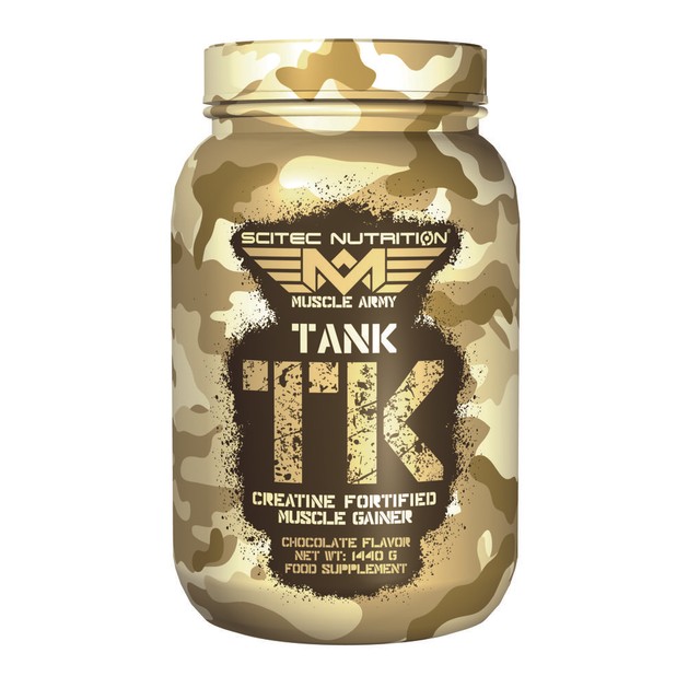 Scitec Nutrition Muscle Army Tank Μυικό gainer εμπλουτισμένο με κρεατίνη 1440gr Scitec Nutrition Muscle Army Tank Μυικό gainer εμπλουτισμένο με κρεατίνη 1440gr