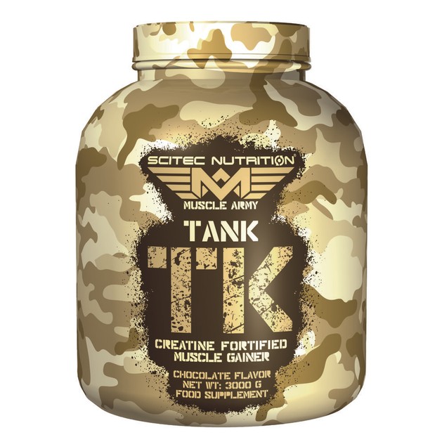 Scitec Nutrition Muscle Army Tank Μυικό gainer εμπλουτισμένο με κρεατίνη 4000gr Scitec Nutrition Muscle Army Tank Μυικό gainer εμπλουτισμένο με κρεατίνη 4000gr