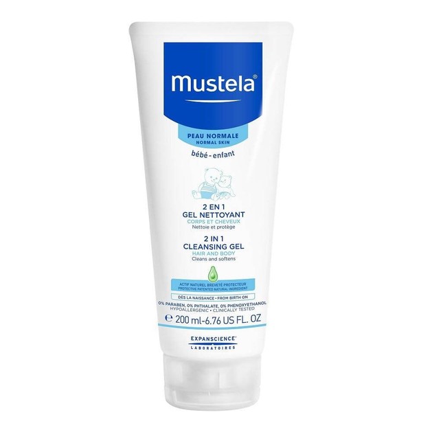 Mustela 2 in 1 Cleansing Gel Βρεφικό-Παιδικό Τζελ Καθαρισμού για Σώμα και Μαλλιά 200ml Mustela 2 in 1 Cleansing Gel Βρεφικό-Παιδικό Τζελ Καθαρισμού για Σώμα και Μαλλιά 200ml