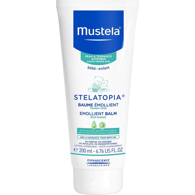 Mustela Stelatopia Atopic Skin Emollient Balm Μαλακτικό Balm για Βρεφική Ατοπική Δερματίτιδα 200ml Mustela Stelatopia Atopic Skin Emollient Balm Μαλακτικό Balm για Βρεφική Ατοπική Δερματίτιδα 200ml