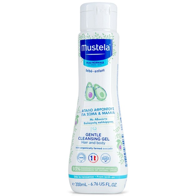 Mustela Gentle Cleansing Gel for Hair & Body 200ml Mustela Gentle Cleansing Gel for Hair & Body 200ml